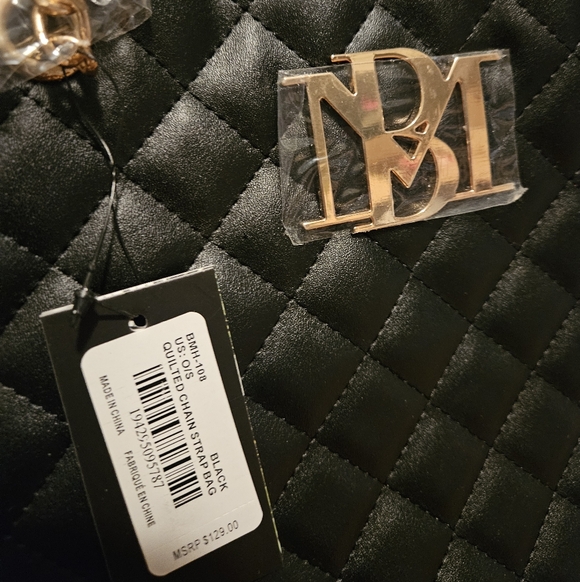 Badgley Mischka Black Tote - Picture 2 of 5